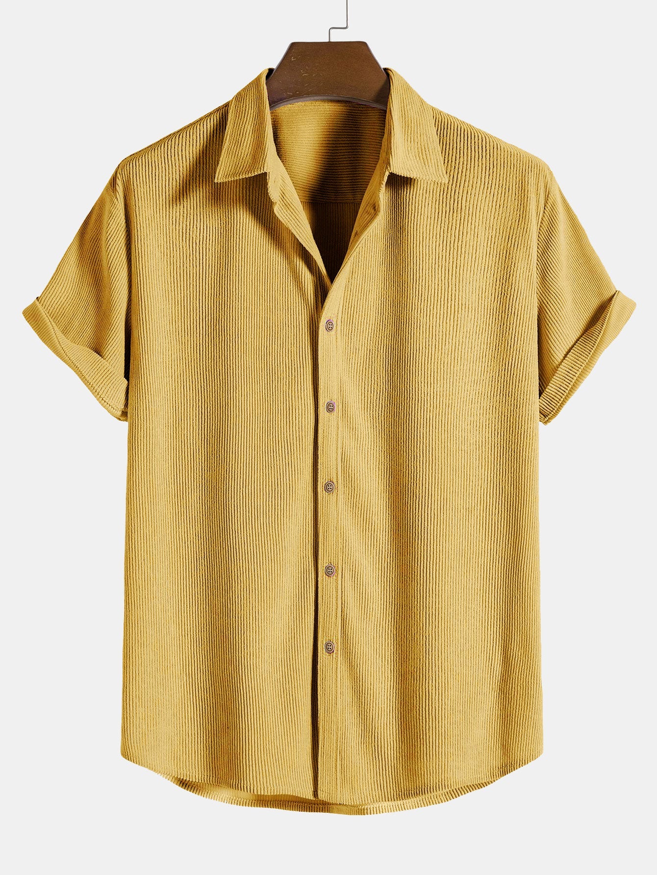 Polo boutonné à manches courtes en coton – Tenue d'été décontractée