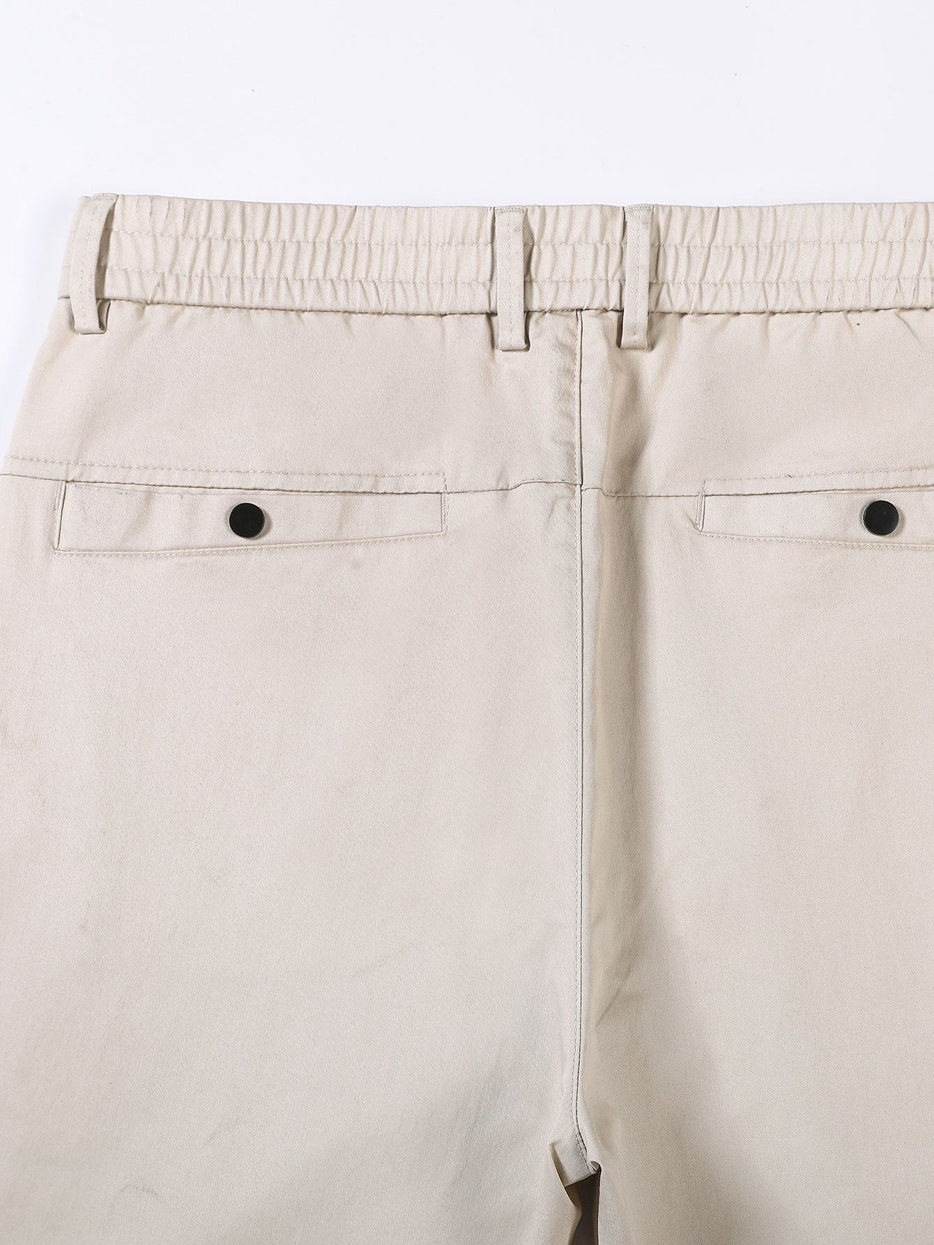 Pantalon droit à taille élastique élégant et classique pour homme