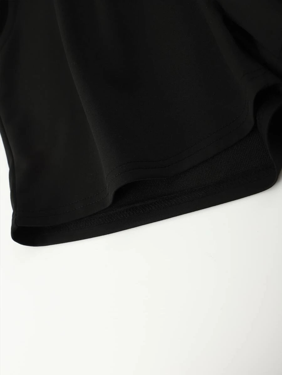 Shorts courts avec taille à cordon pour hommes style athlétique sport