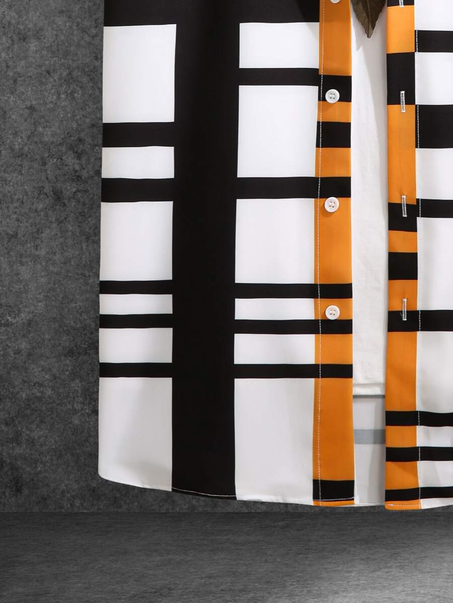 Deux ensemble pièces à carreaux de style moderne pour homme - Tenue de villégiature