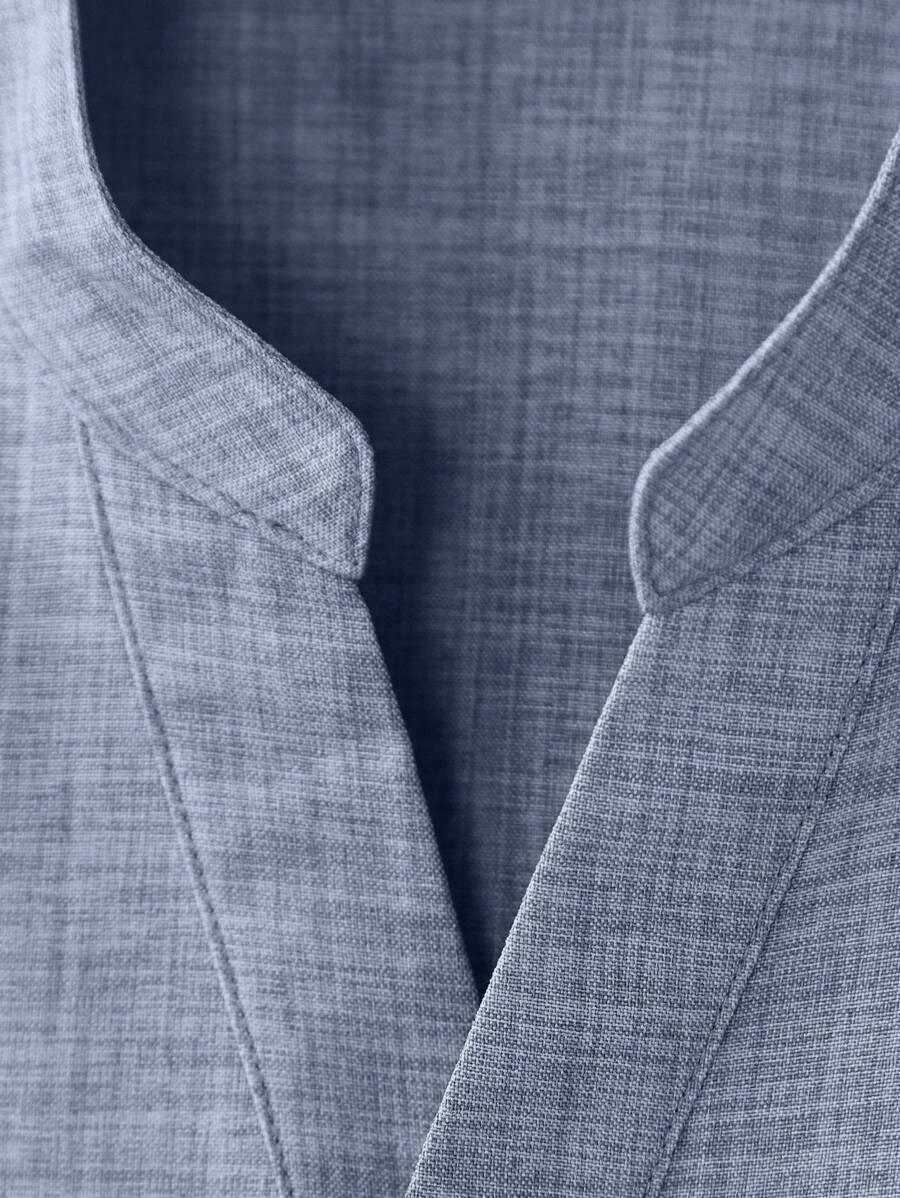 Chemise ample en lin avec poche – Streetwear léger pour homme
