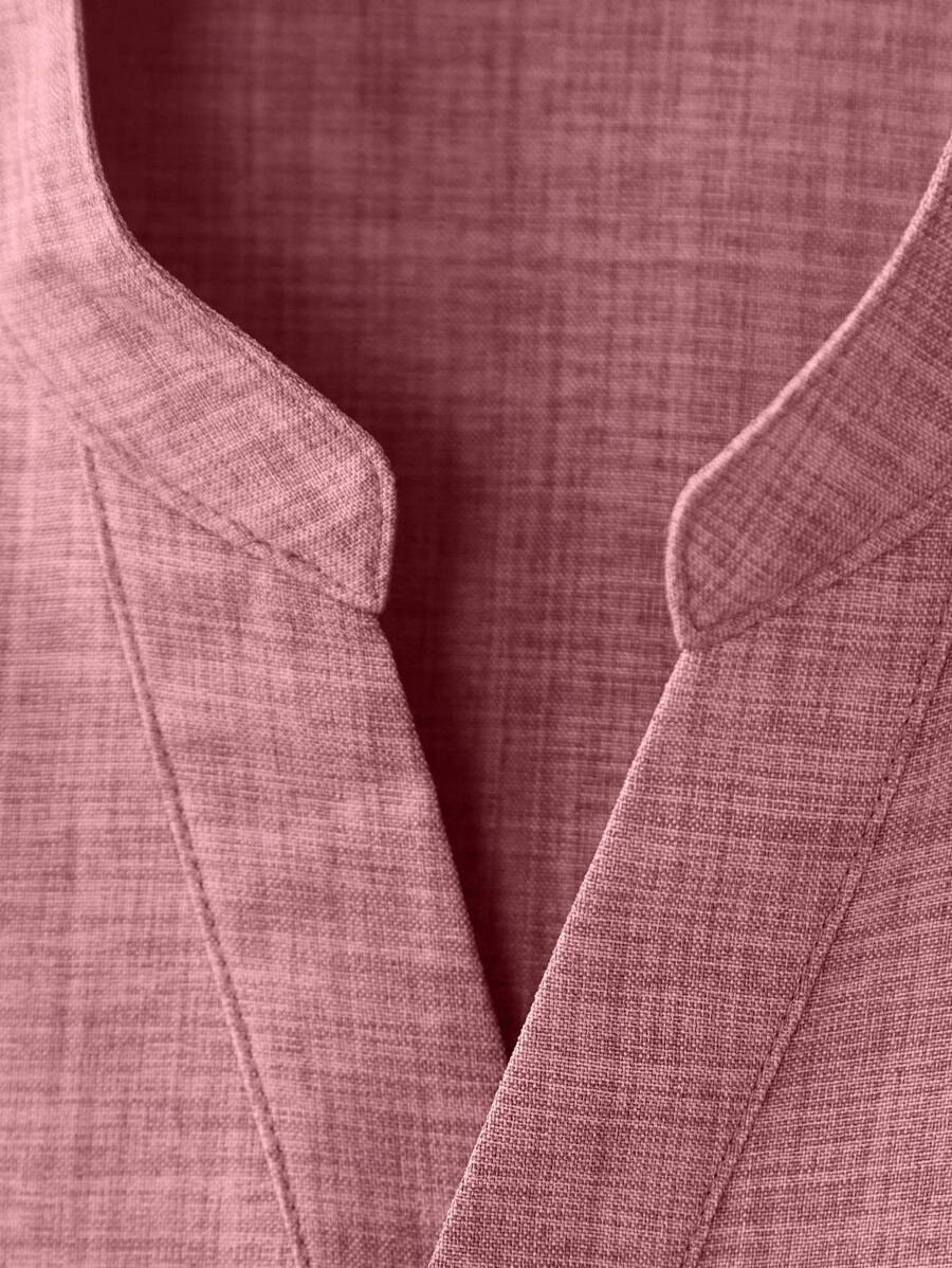 Chemise ample en lin avec poche – Streetwear léger pour homme