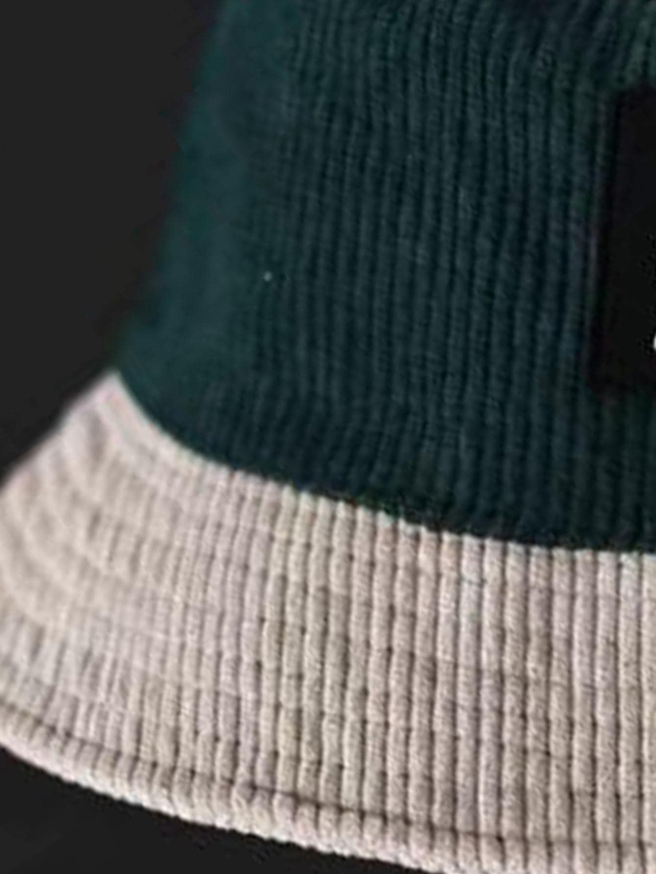 Chapeaux bobs à patchs chat et blocs de couleurs – Vêtements de soleil d'extérieur