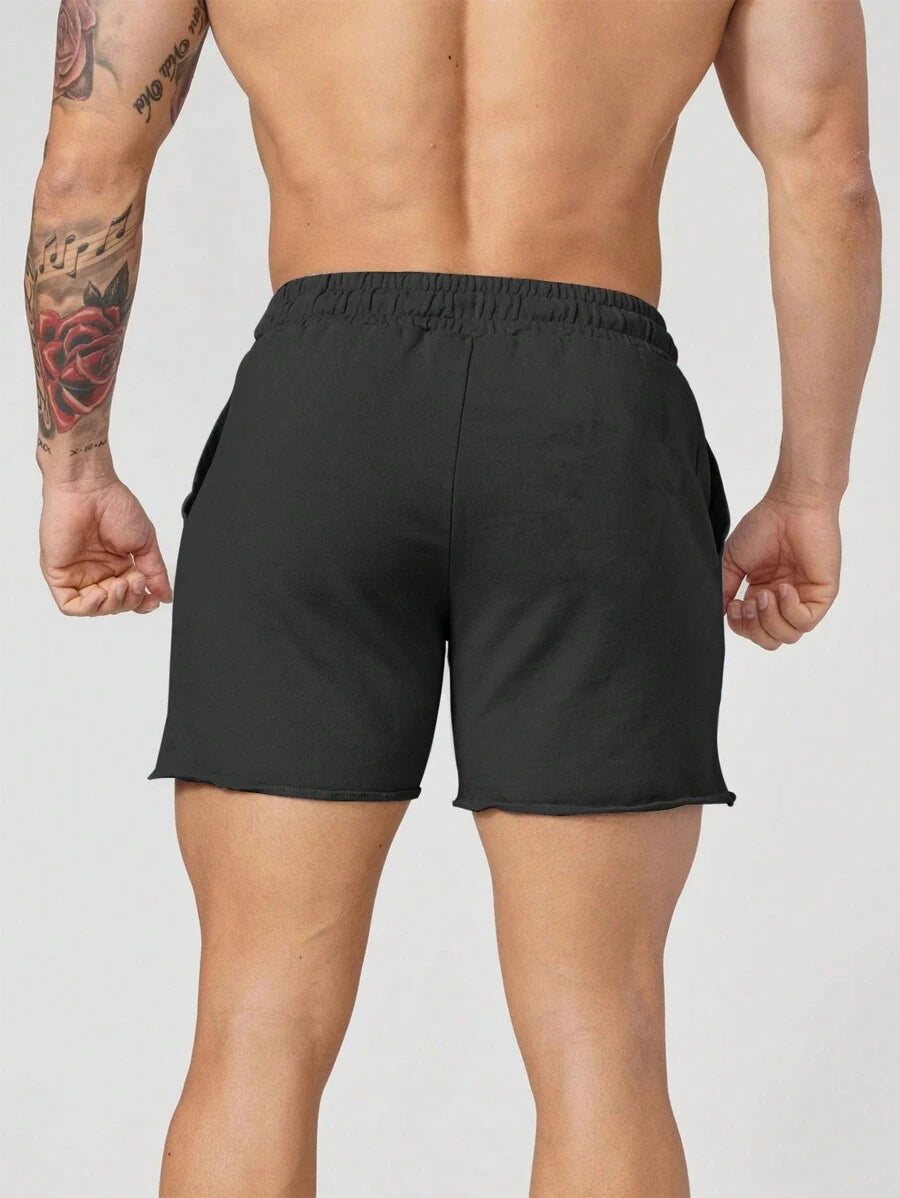 Short de sport pour homme avec cordon de serrage et poches pratiques