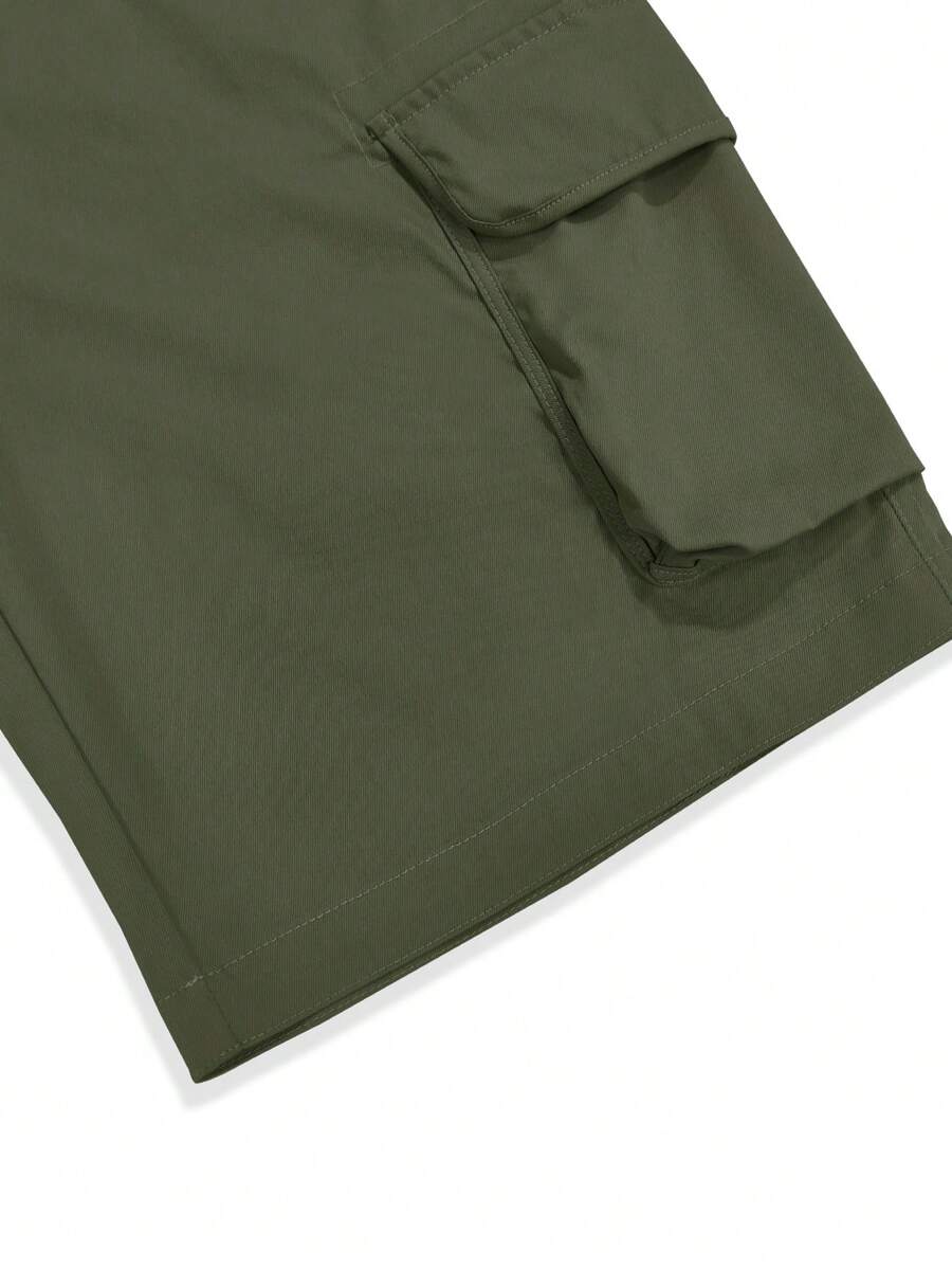 Short cargo ample avec poches latérales à rabat – Style extérieur pour homme