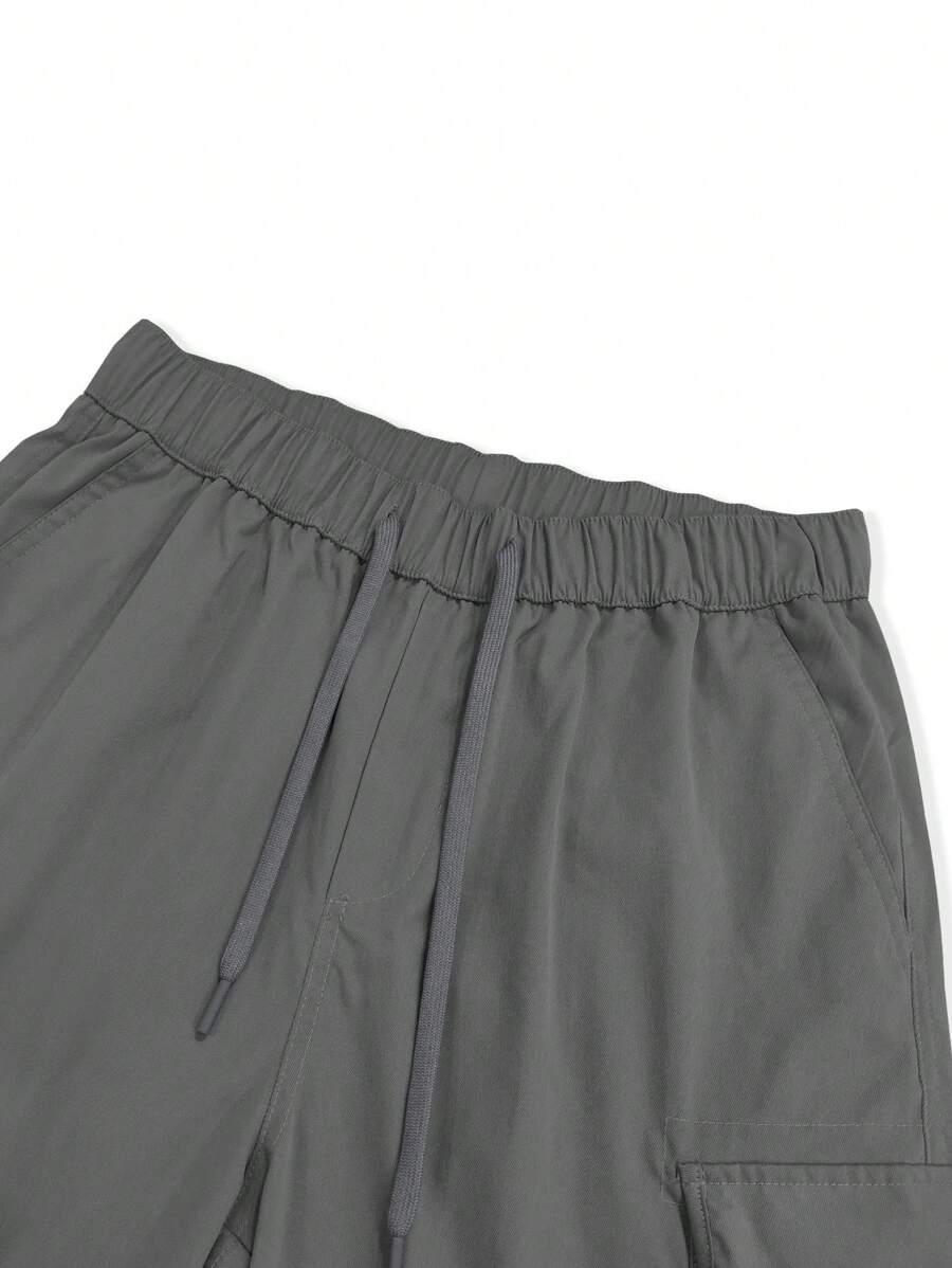 Short cargo ample avec poches latérales à rabat – Style extérieur pour homme