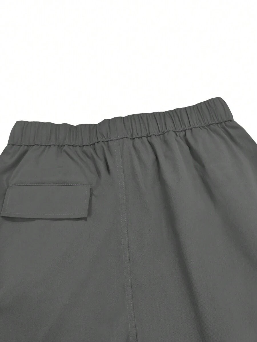 Short cargo ample avec poches latérales à rabat – Style extérieur pour homme