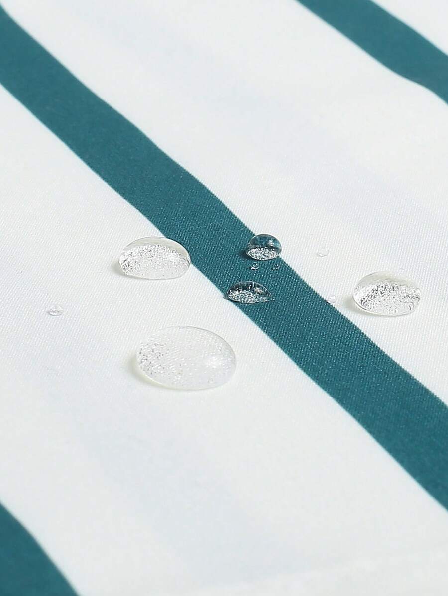 Short décontracté à rayures et taille élastique – Short à séchage rapide pour homme