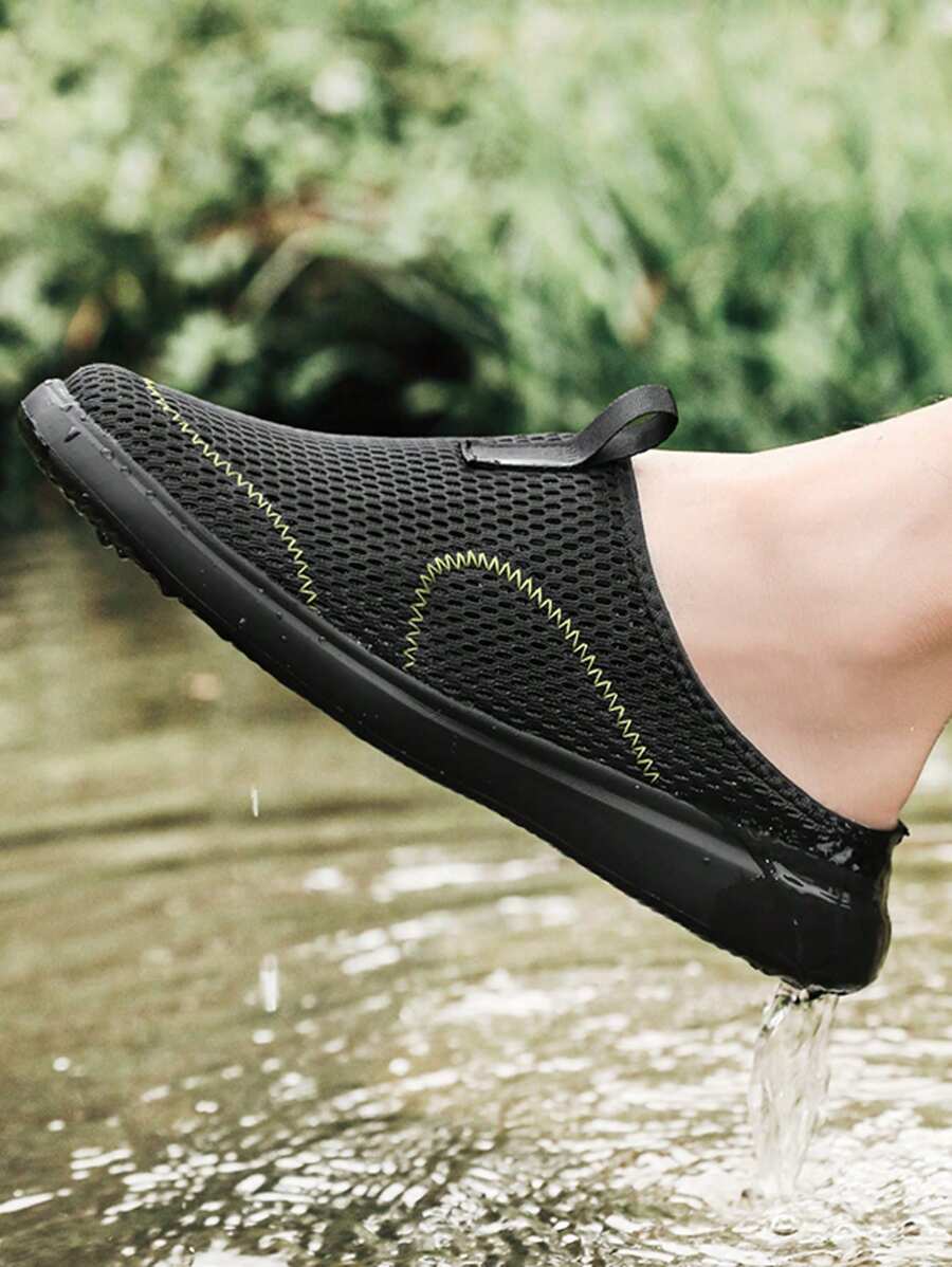 Sandales de pêcheur de plage fermées en maille respirante pour hommes