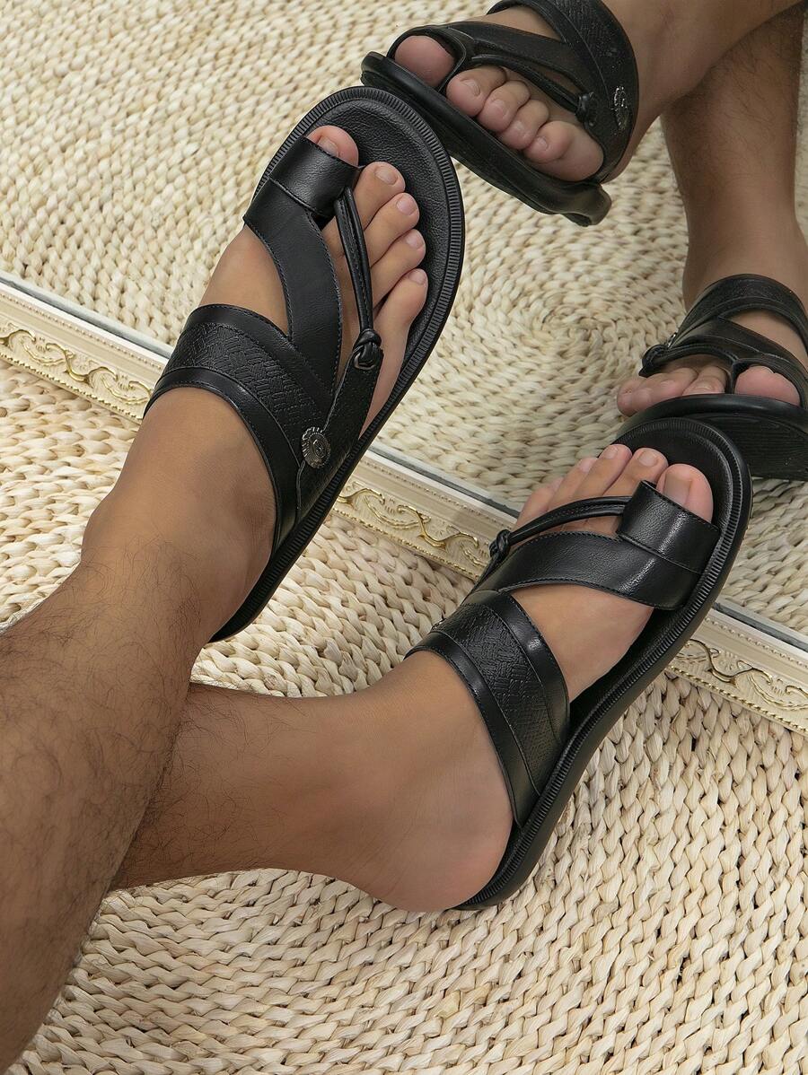 Claquettes de plage arabes confortables et décontractées pour hommes