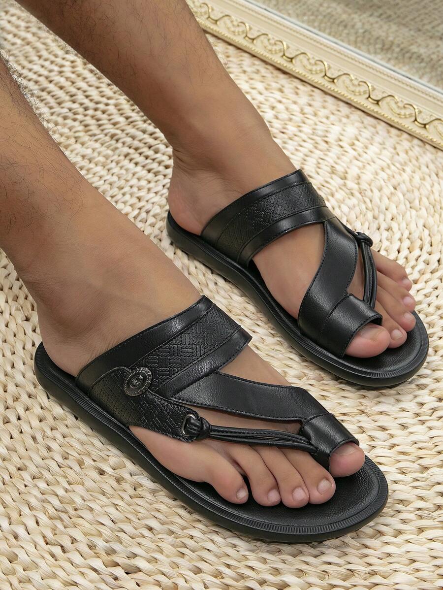 Claquettes de plage arabes confortables et décontractées pour hommes