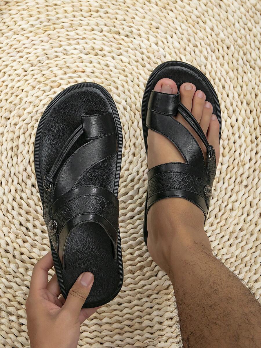 Claquettes de plage arabes confortables et décontractées pour hommes