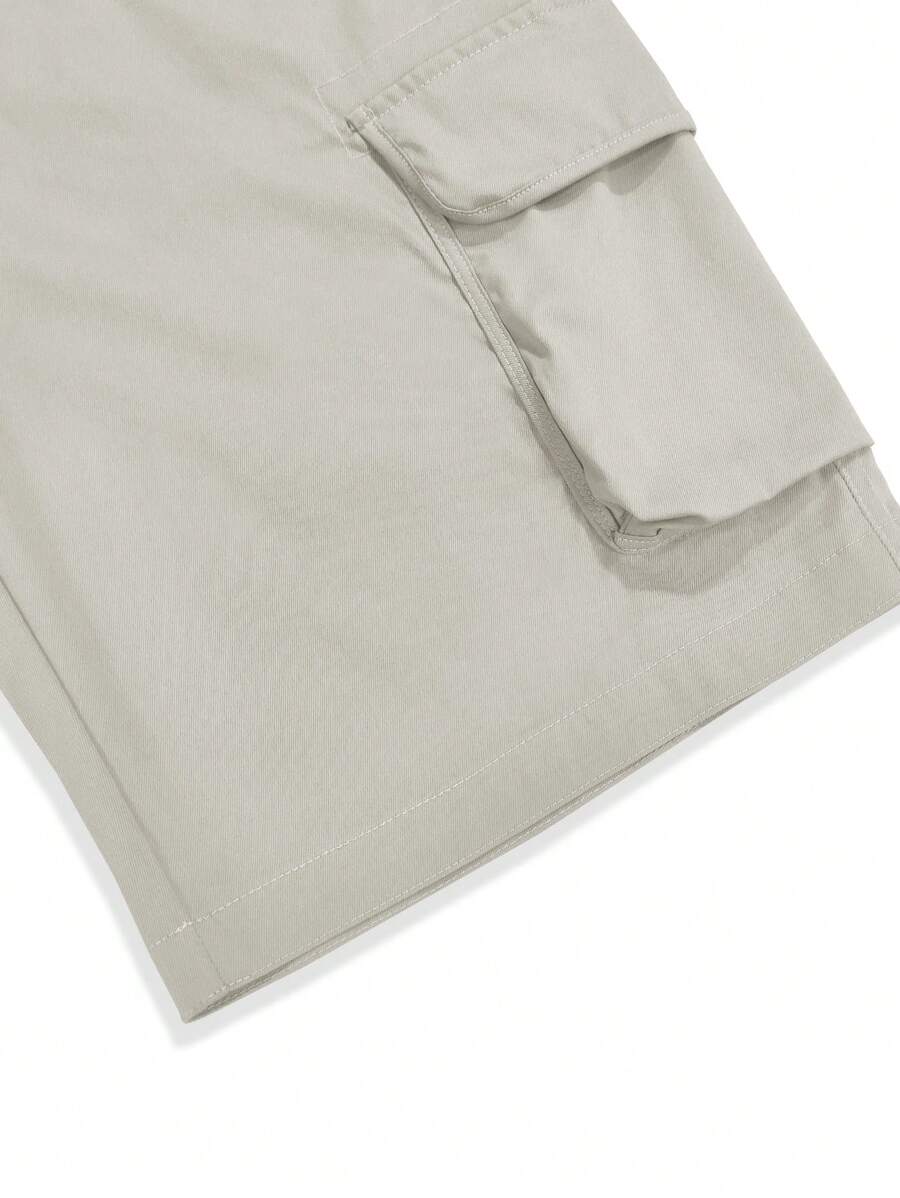 Short cargo ample avec poches latérales à rabat – Style extérieur pour homme