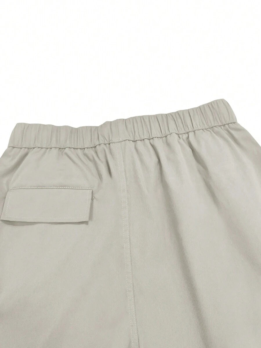 Short cargo ample avec poches latérales à rabat – Style extérieur pour homme