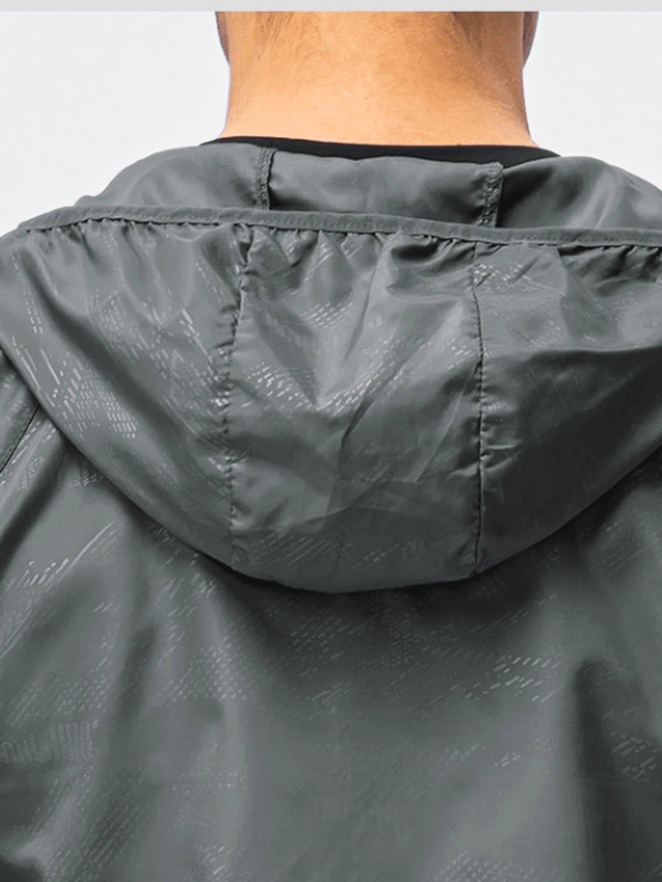 Veste coupe-vent décontractée, résistante à l'eau et à séchage rapide