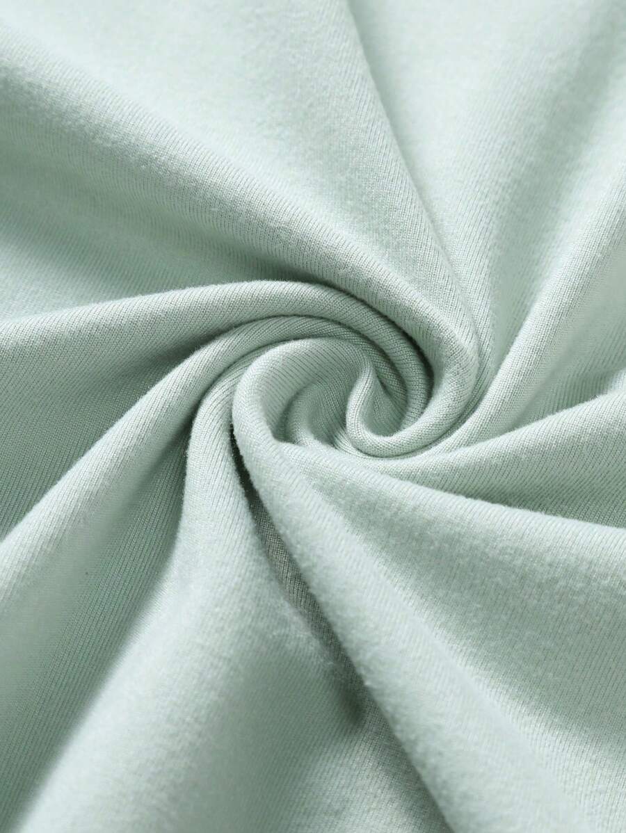 Chemise sans manches à col rond de couleur unie pour homme