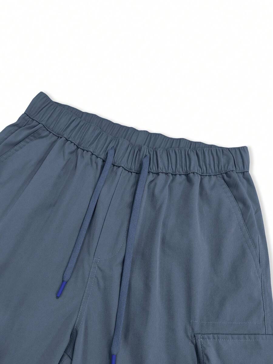 Short cargo ample avec poches latérales à rabat – Style extérieur pour homme