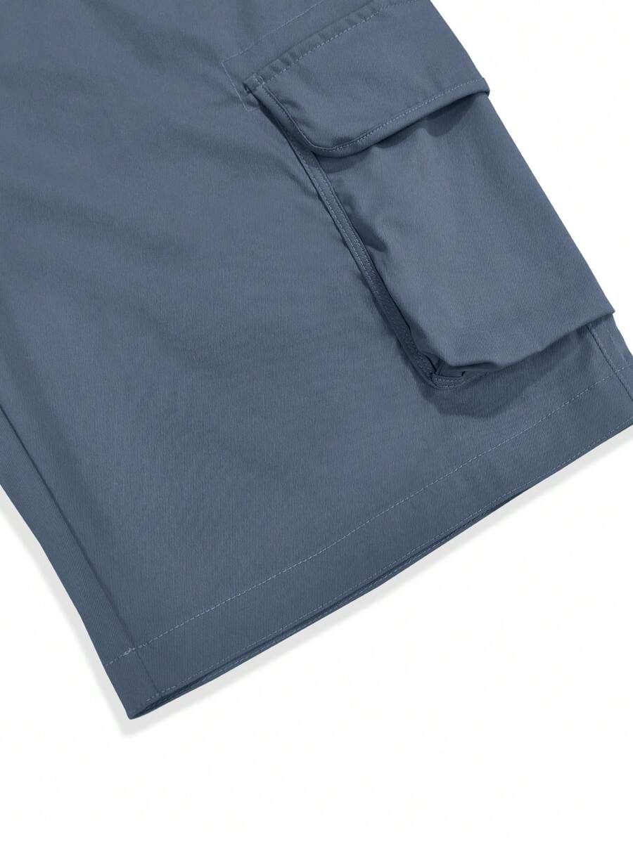 Short cargo ample avec poches latérales à rabat – Style extérieur pour homme