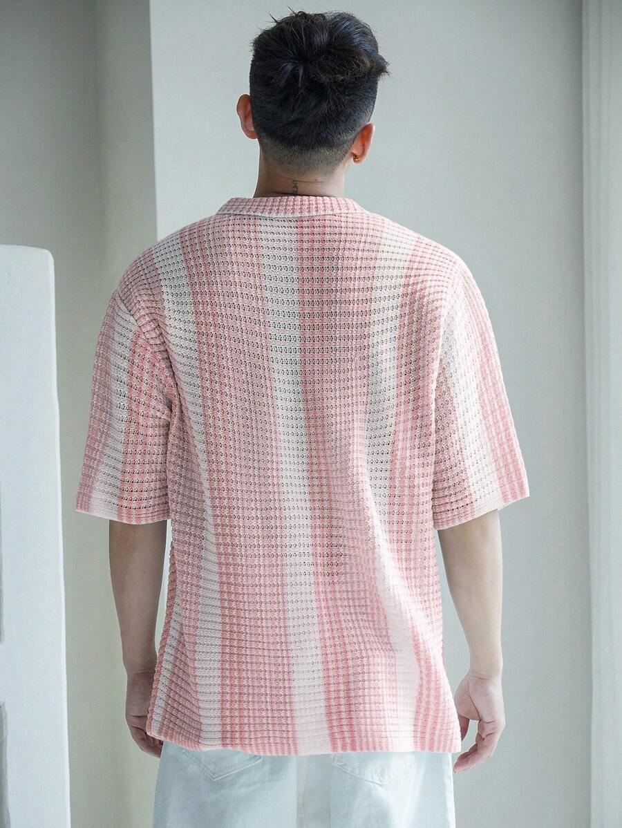 Chemises au crochet élégantes homme col classique été léger chic