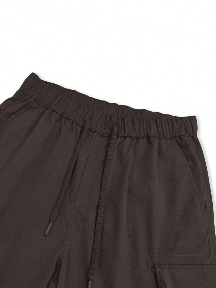 Short cargo ample avec poches latérales à rabat – Style extérieur pour homme