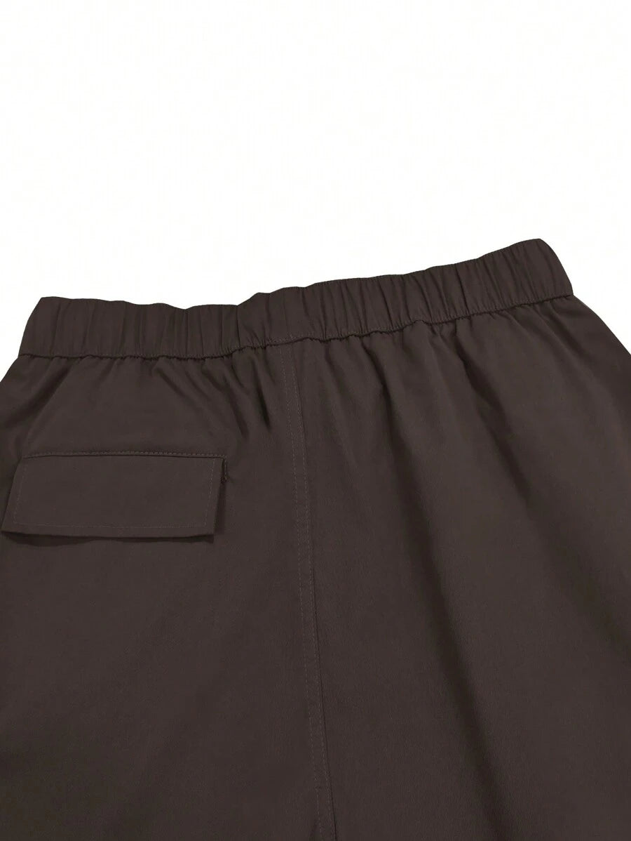 Short cargo ample avec poches latérales à rabat – Style extérieur pour homme