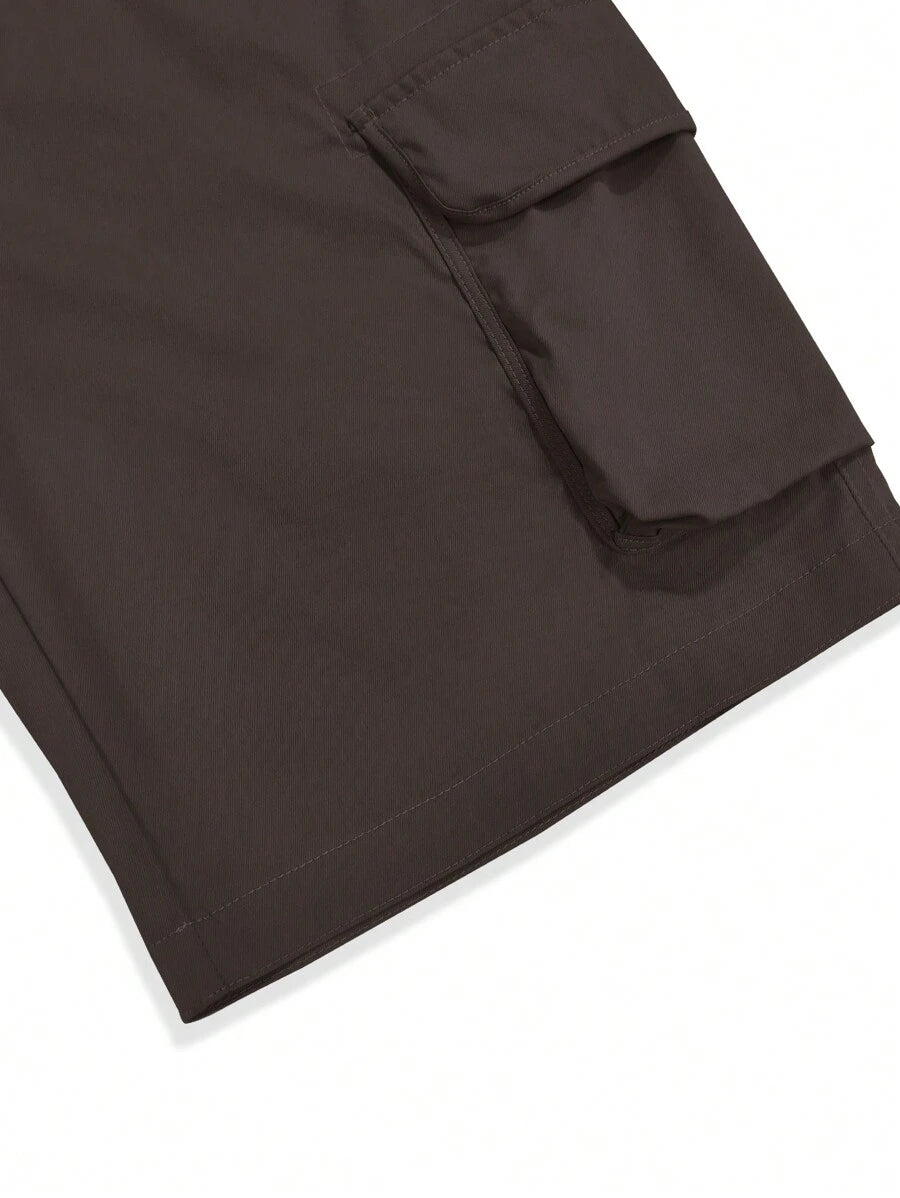 Short cargo ample avec poches latérales à rabat – Style extérieur pour homme