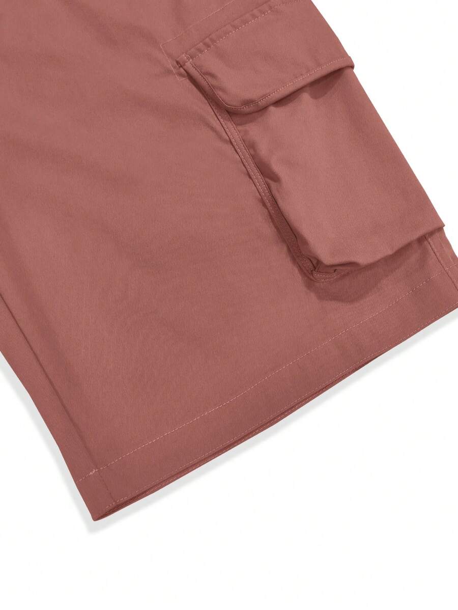 Short cargo ample avec poches latérales à rabat – Style extérieur pour homme