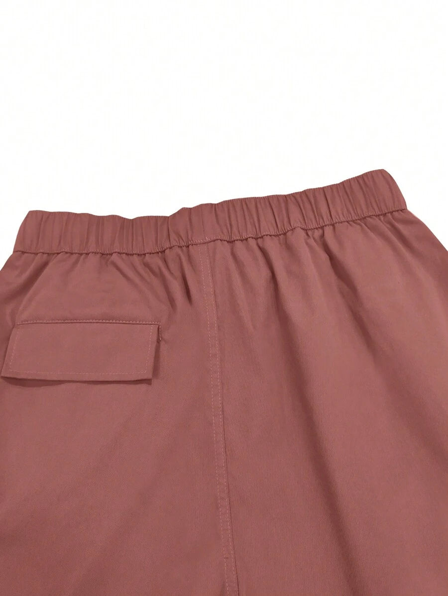 Short cargo ample avec poches latérales à rabat – Style extérieur pour homme