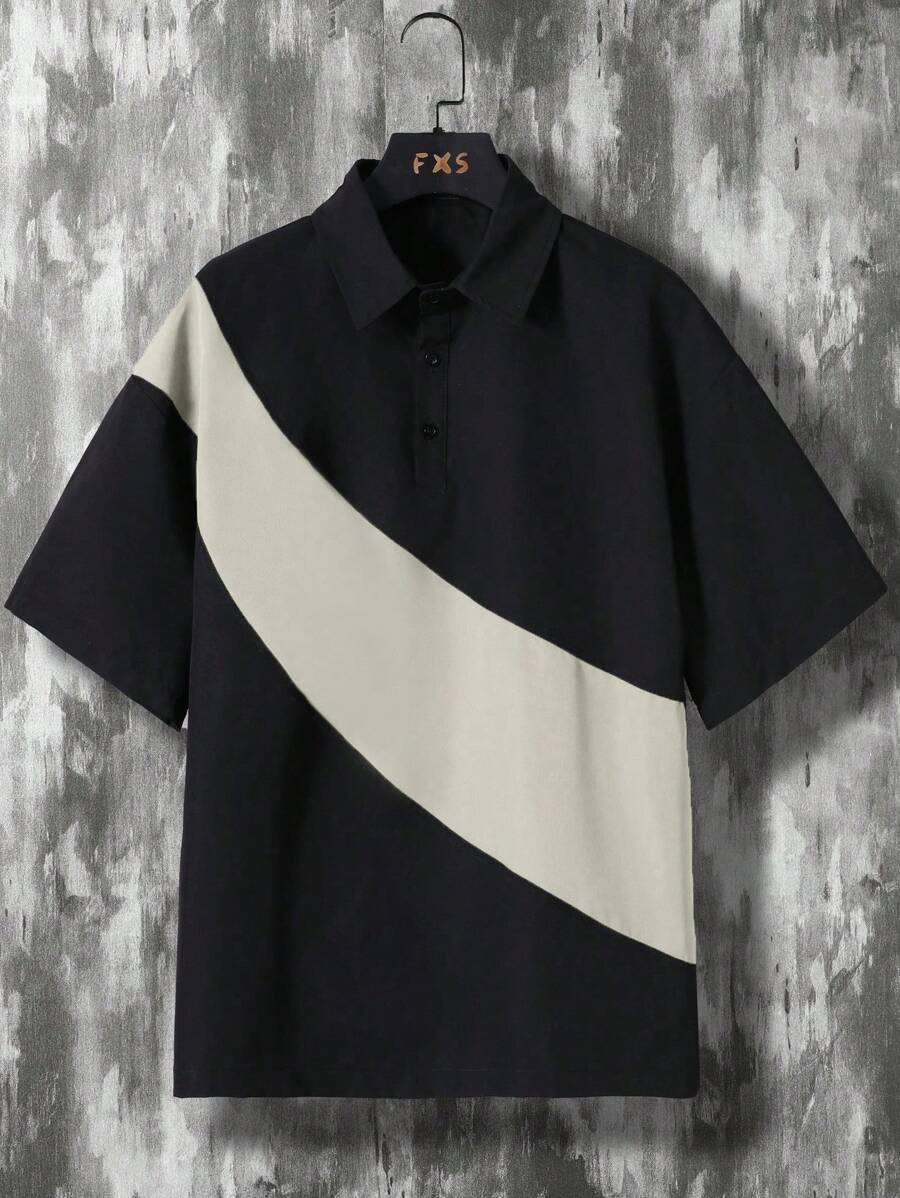 Deux ensemble utilitaire urbain chemise streetwear et short cargo