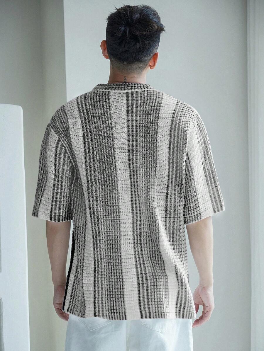 Chemises au crochet élégantes homme col classique été léger chic