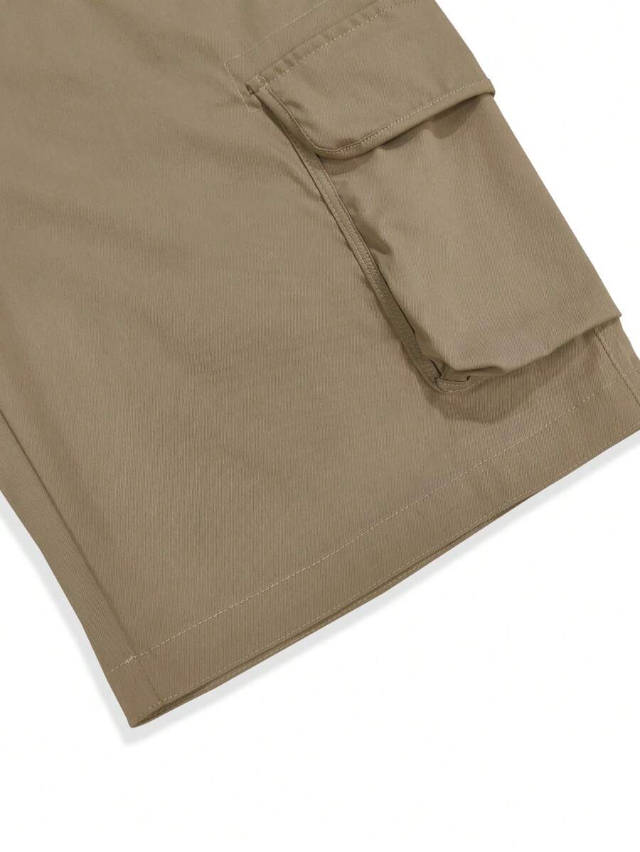 Short cargo ample avec poches latérales à rabat – Style extérieur pour homme