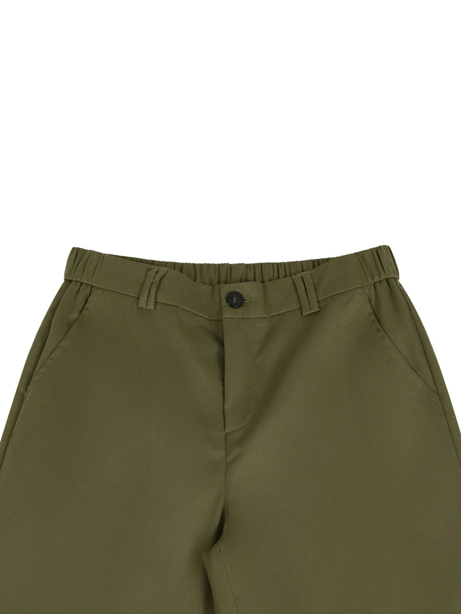 Bermuda athlétique taille haute avec bouton – Coupe streetwear pour homme