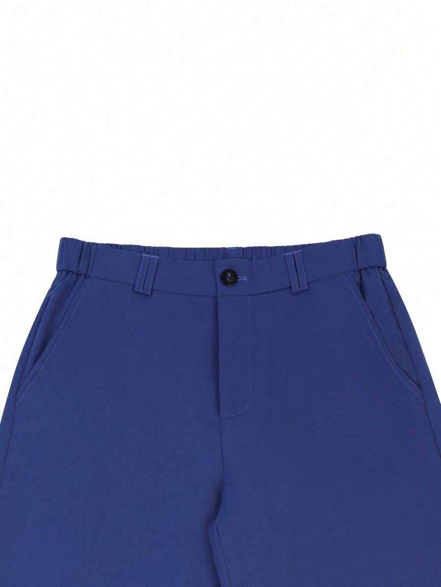 Bermuda athlétique taille haute avec bouton – Coupe streetwear pour homme
