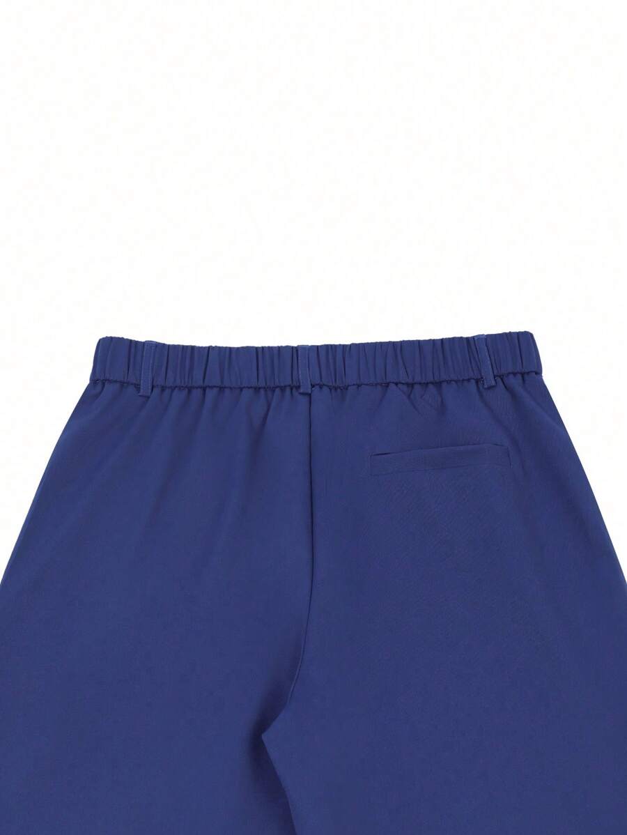 Bermuda athlétique taille haute avec bouton – Coupe streetwear pour homme