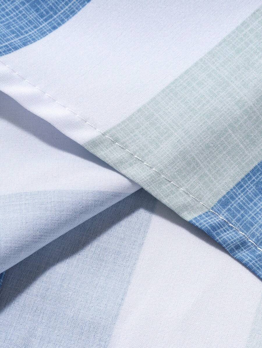 Tenue d'été décontractée à rayures deux ensembles pour hommes