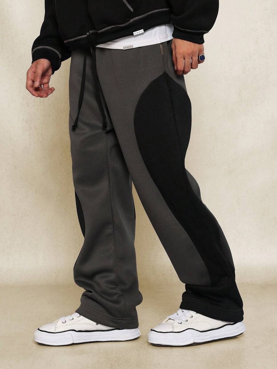 Pantalon de survêtement athlétique avec cordon de serrage pour homme