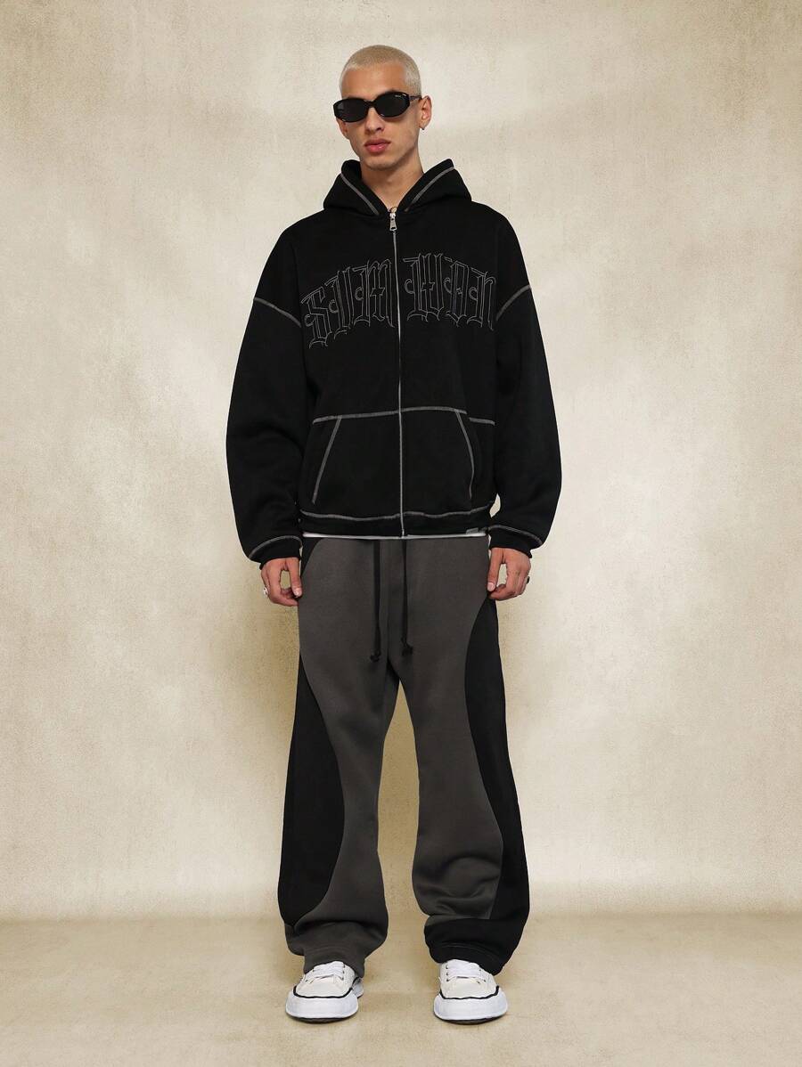Pantalon de survêtement athlétique avec cordon de serrage pour homme