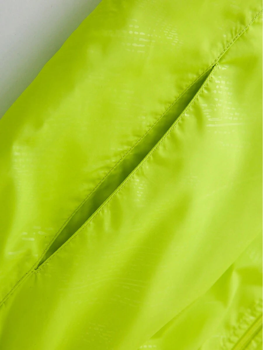 Veste coupe-vent décontractée, résistante à l'eau et à séchage rapide