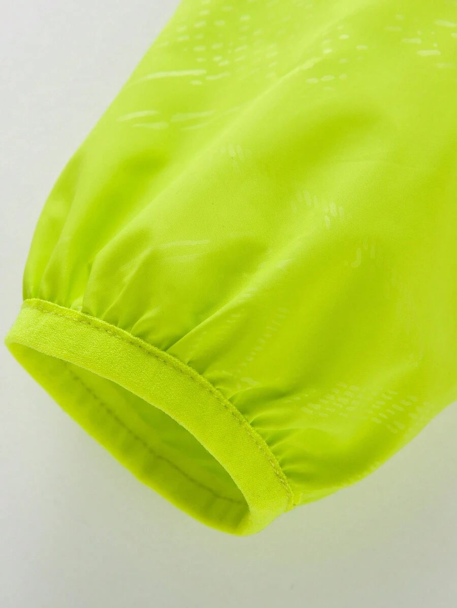 Veste coupe-vent décontractée, résistante à l'eau et à séchage rapide