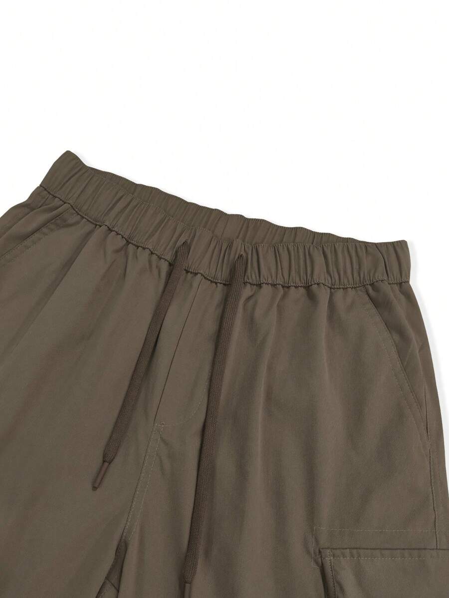 Short cargo ample avec poches latérales à rabat – Style extérieur pour homme