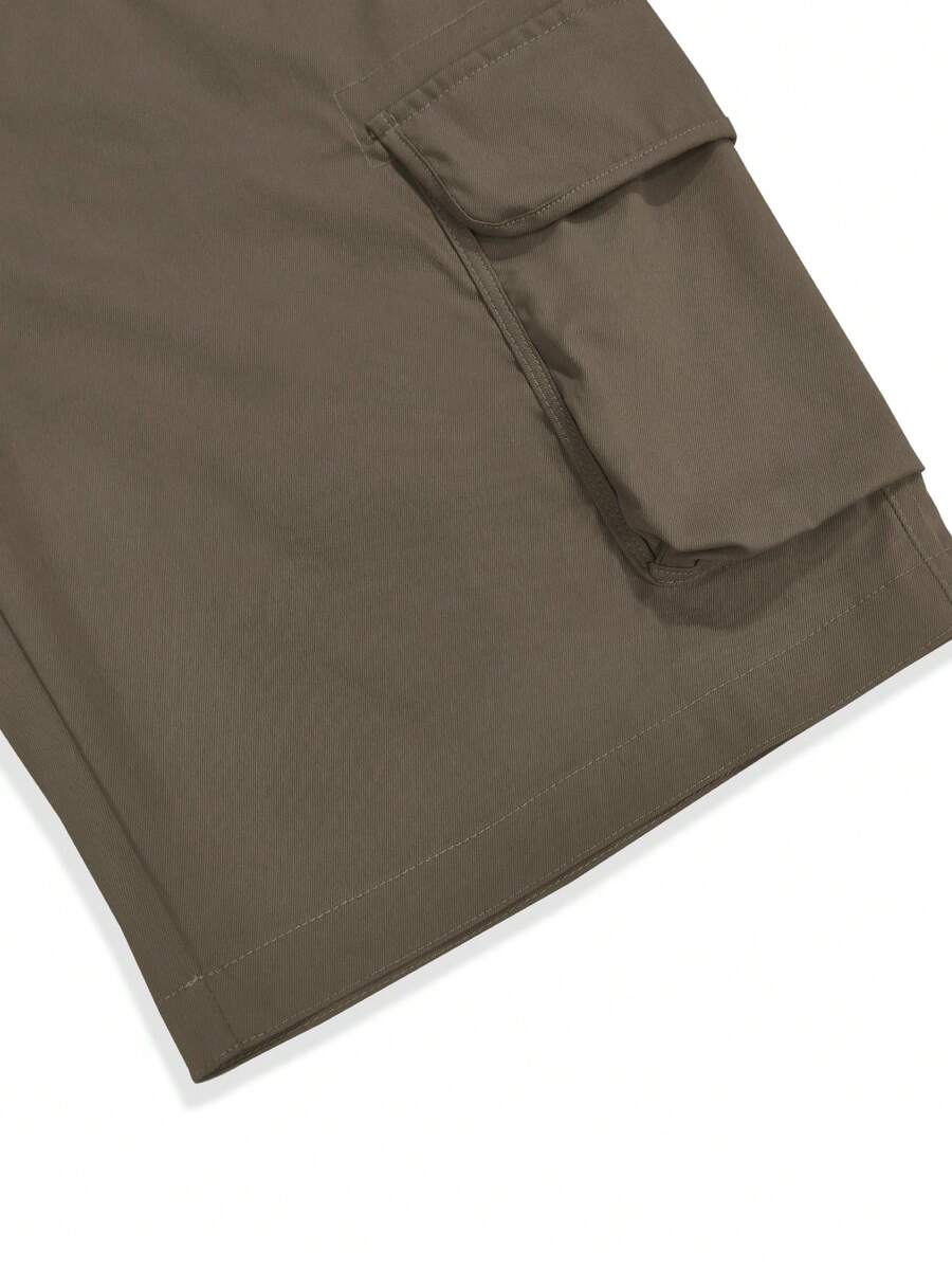 Short cargo ample avec poches latérales à rabat – Style extérieur pour homme