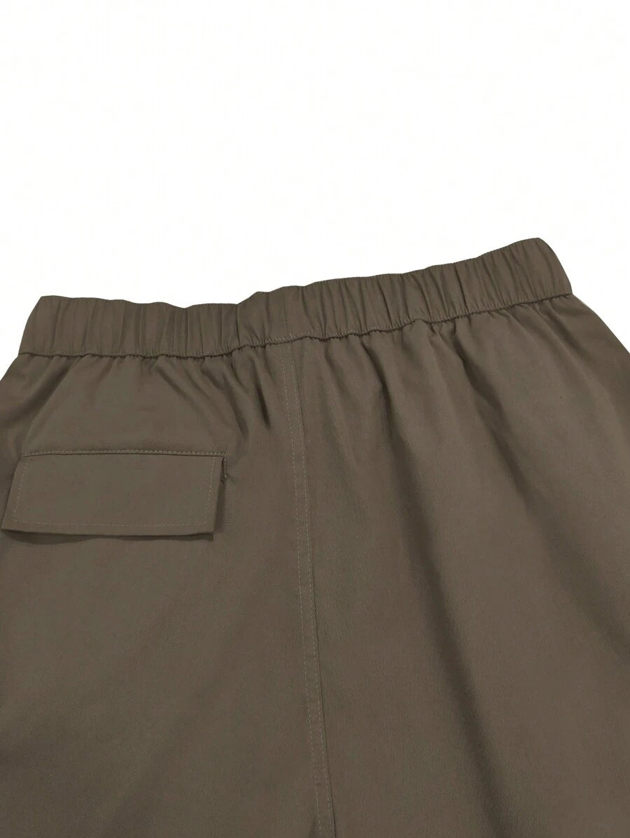 Short cargo ample avec poches latérales à rabat – Style extérieur pour homme