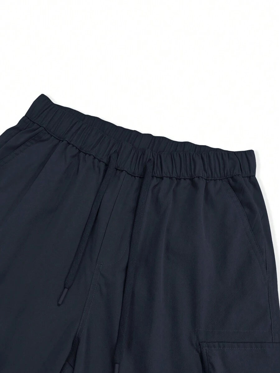 Short cargo ample avec poches latérales à rabat – Style extérieur pour homme