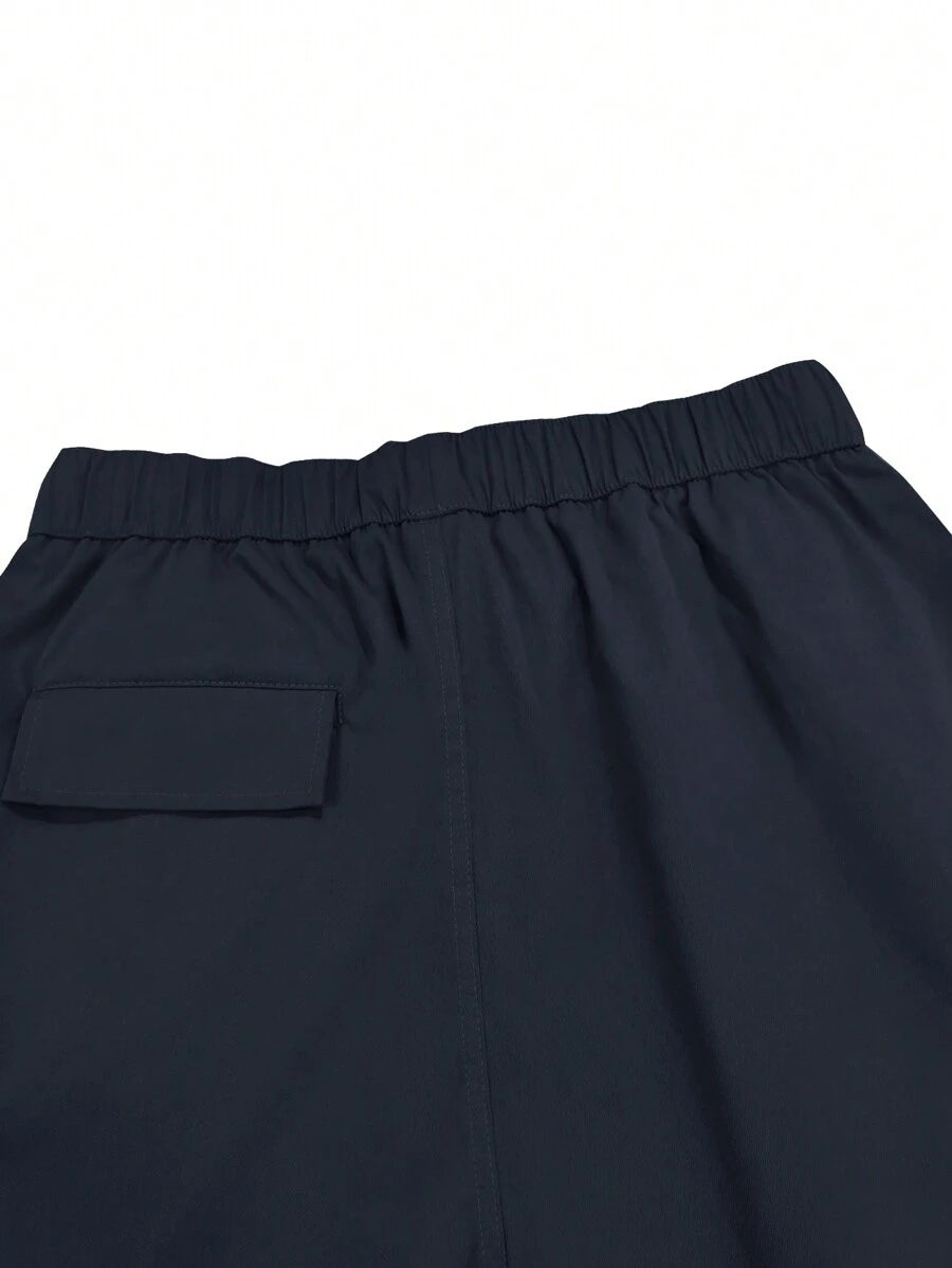 Short cargo ample avec poches latérales à rabat – Style extérieur pour homme