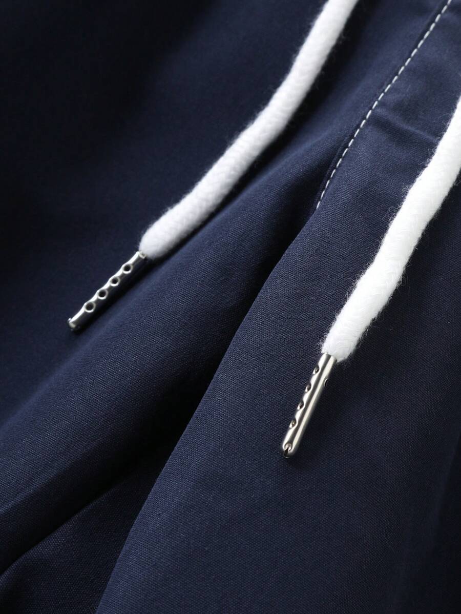 Tenue d'été décontractée à rayures deux ensembles pour hommes