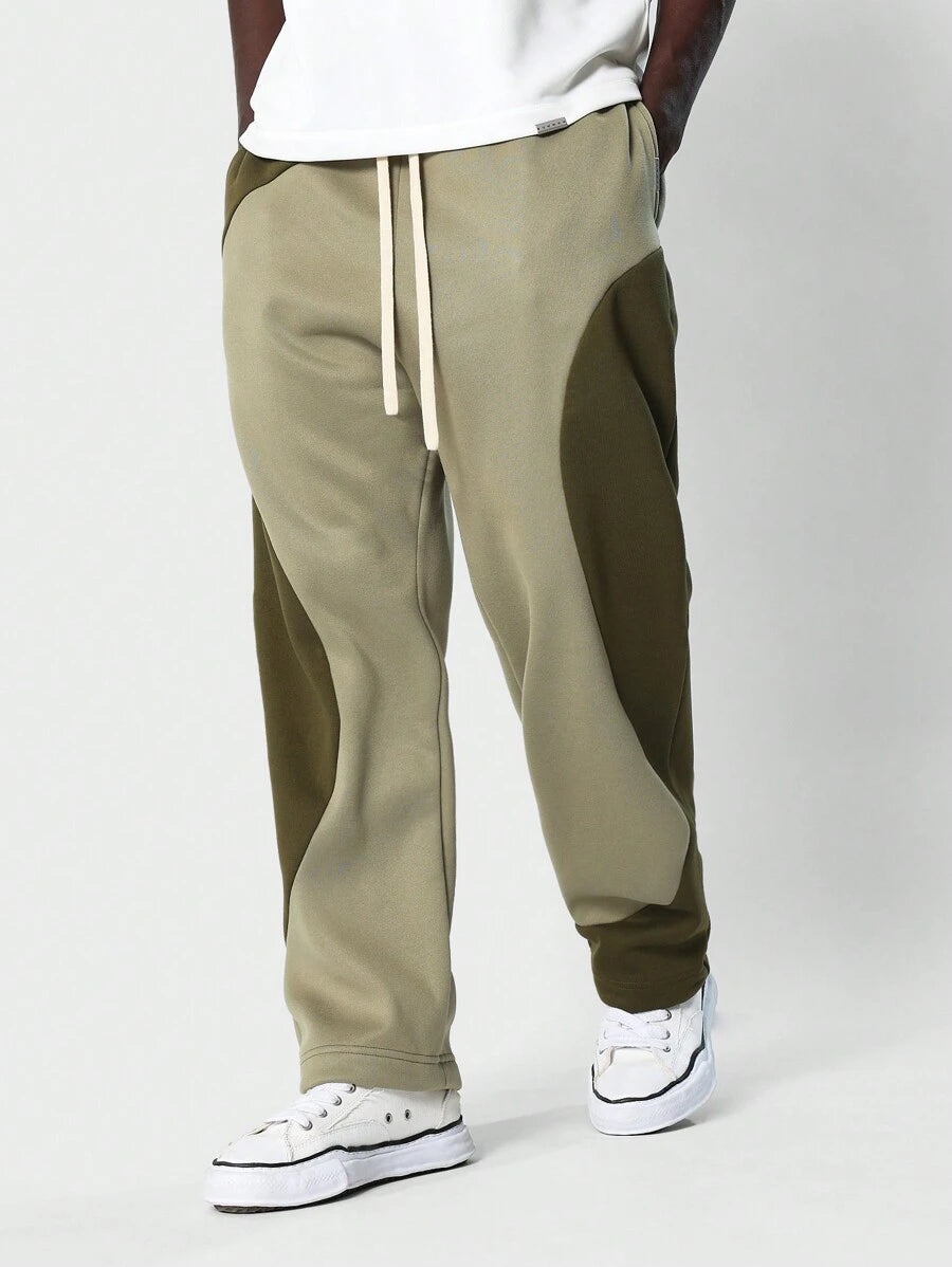 Pantalon de survêtement athlétique avec cordon de serrage pour homme