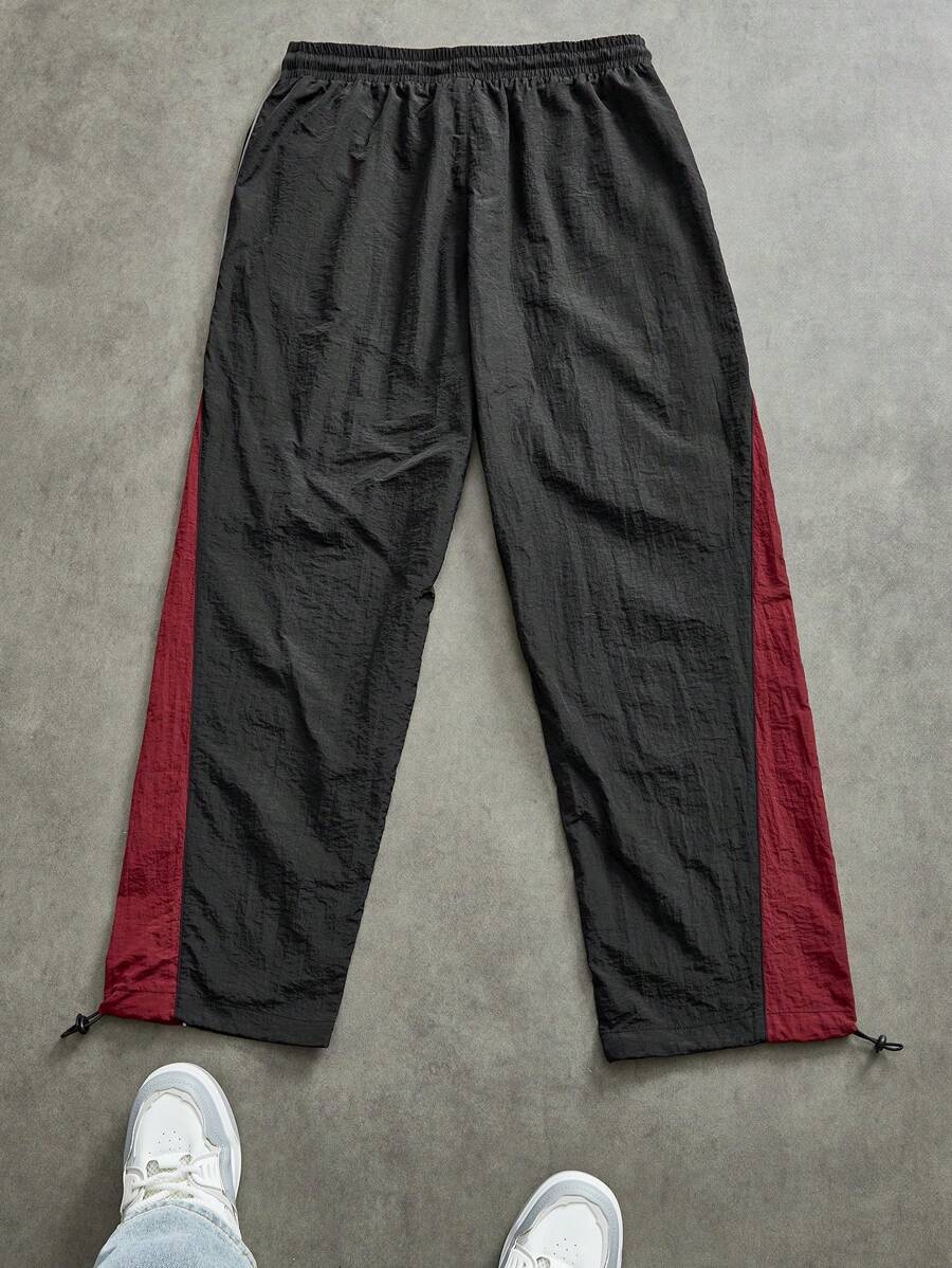 Pantalon de survêtement à séchage rapide et blocs de couleurs pour hommes