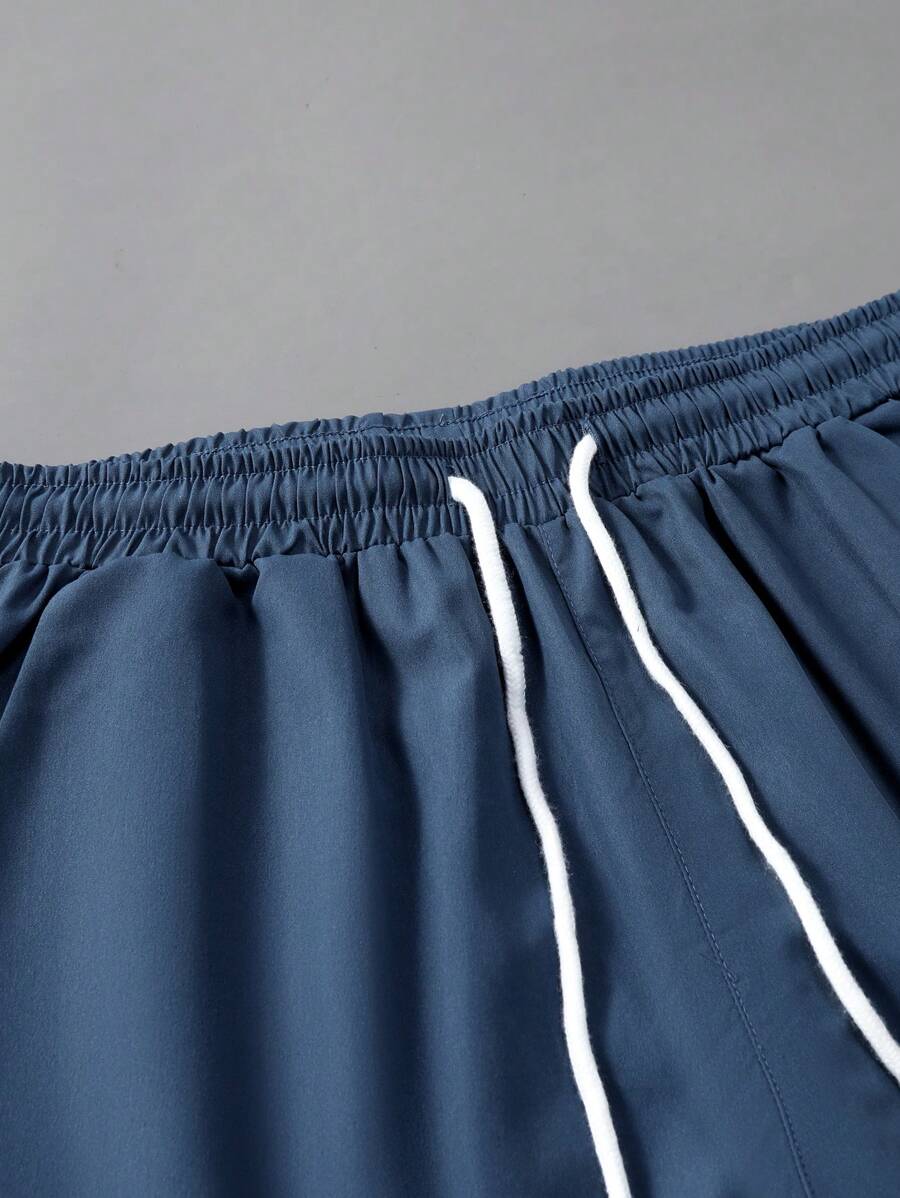 Tenue d'été décontractée à rayures deux ensembles pour hommes