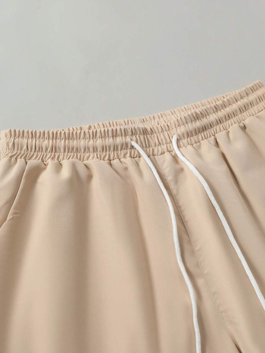 Tenue d'été décontractée à rayures deux ensembles pour hommes