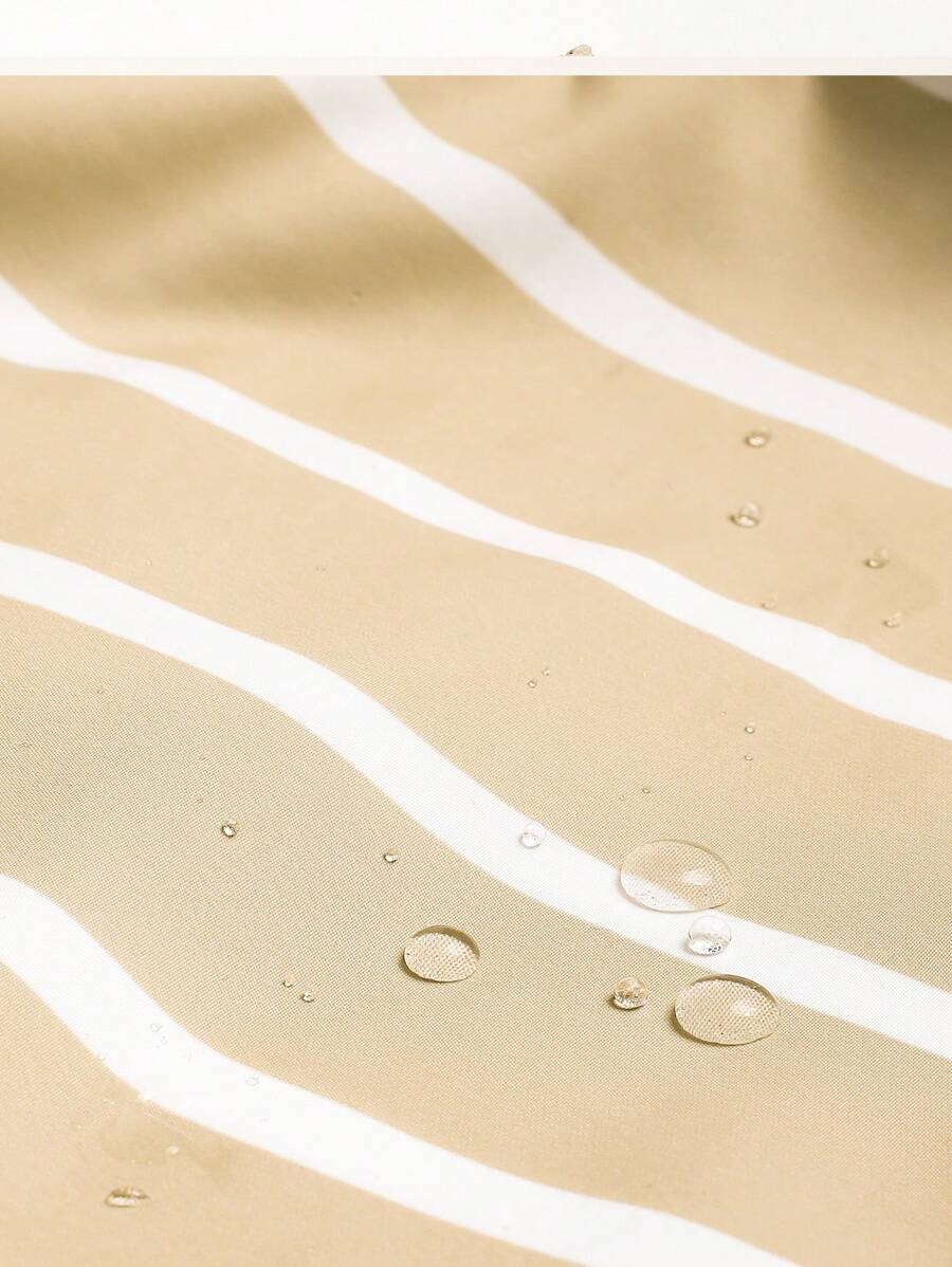 Short décontracté à rayures et taille élastique – Short à séchage rapide pour homme